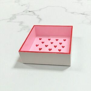 Handmade Red Hearts Trinket Dish